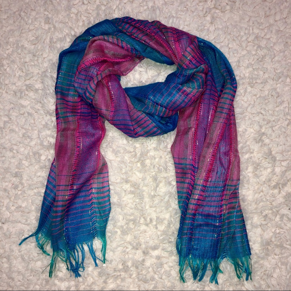 Sparkly Ruffled Scarf